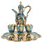 TOPINCN Set di Pentole Vintage, Set di Caffetterie in Lega di Zinco in Stile Europeo Kit di Vino in Lega di Zinco, Set di Matrimoni Artigianali di Arte Domestica, per Soggiorno Banchi di