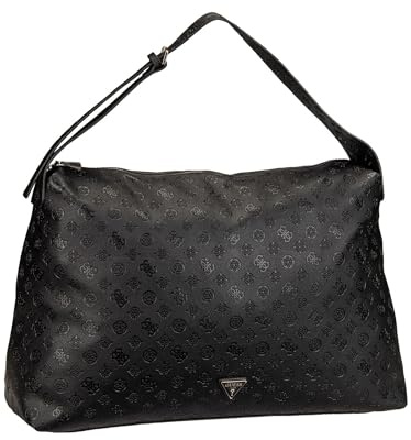 GUESS Reisetasche Schultertasche Wilder Oversized Hobo Bag Black schwarz