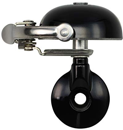 CRANE Bell Co. Suzu Mini Klingel Glocke Retro schwarz Ahead Cap Mount