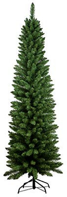 Flower Fantasy Albero di Natale 240CM Abete Slim Deluxe PENICEL FOLTO Ecologico PVC 505 RAMETTI