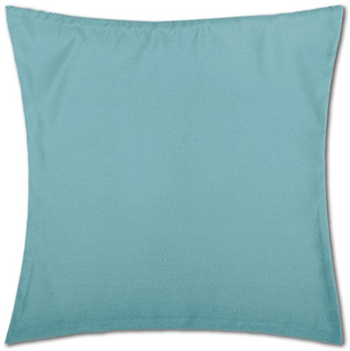 Bestlivings Kissenbezug Türkis (45x45 cm) mit verdecktem Reißverschluss - viele Größen und Farben