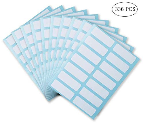 pengxiaomei 336Pcs Sticky Label, 13 x 38 mm File Folder Labels Name Label Addressing Shipping Stickers Each Sticky Label
