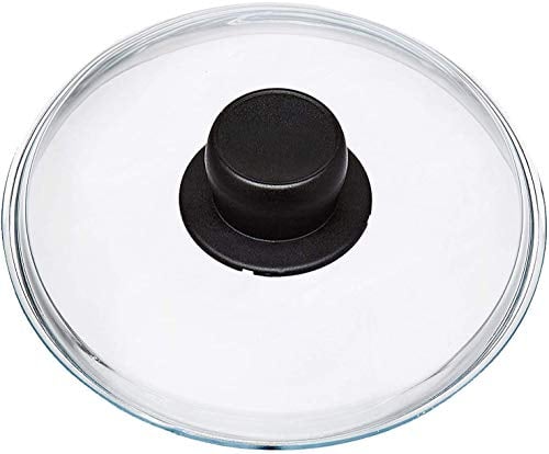 SPARES2GO Universal Small Glass Lid for Woks, Slow Cookers & Casserole Dishes (22cm)