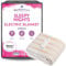 Slumberdown Sleepy Nights Electric Blanket Single - Warm & Cosy 3-Heat Settings BEAB Approved Heated Blanket for Bed - Comfortable, Easy Fit Straps, Machine Washable (135cm x 65cm)