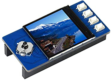 Waveshare 1.3inch LCD Display Module for Raspberry Pi Pico 65K RGB Colors 240×240 Pixels SPI Interface Comes with Raspberry Pi Pico C/C++ and MicroPython Demo