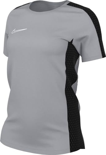 Nike DR1338-012 W NK DF ACD23 TOP SS T-Shirt Damen Wolf Grey/Black/White Größe L