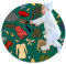 Kleiner Bereich Teppiche Badezimmerteppiche Mode Kleidung Rutschfest Überwurf Teppich Bodenteppich Türmatte für Sofa Schlafzimmer Kinderzimmer Dekor, (rund - 0,7 m Durchmesser)