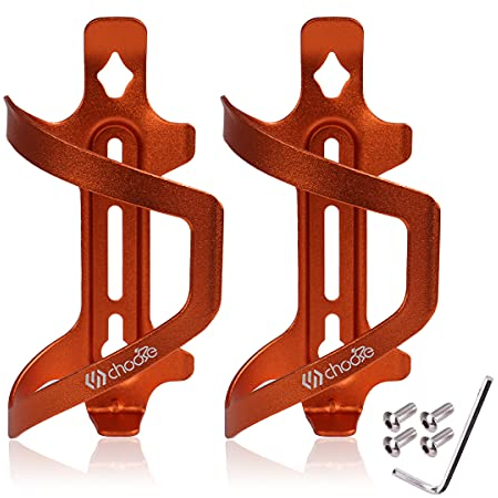 Chooee Fahrrad Flaschenhalter Fahrrad Getränkehalter für rennrad/MTB/Mountainbike Orange