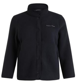 Peak Performance Damen Fleece Snap Cardigan, Black, S