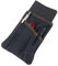 Hide & Drink Multitool-Tasche, kompakte, vielseitige EDC-Reißverschlusstasche, Mini-Camping-Tool-Etui, gewachstes Canvas, Messerholster, handgefertigter schlanker Organizer (Charcoal Brown)