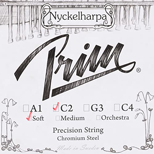 Prim Nyckelharpa-Saiten Nyckelharpa Chromstahl C2 Soft