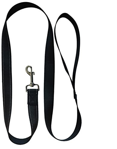 Strapazierfähiges, Reflektierendes Hundegeschirr for Hunde, Verstellbares Geschirr for Große Hunde, Gehgeschirr for Kleine, Mittelgroße Hunde (Color : Black Rope, Size : S)