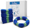 LillOne 8 Recharges UNIVERSELLLES Poubelles à Couches EXTRA LONGUES 7 Pli - Anti-Odeur - Compatibles avec Angelcare Tommee Tippee Twist & Click Simplee Tec LitterLocker et Autres - Lot de 8 Recharges
