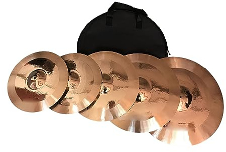 Piatto di tamburo Piatti Fatti A Mano 8'' Splash+12'' Splash+14''Hi-Hat+16''Crash+18''Crash+20''Ride +16''China+Cymbal Bag