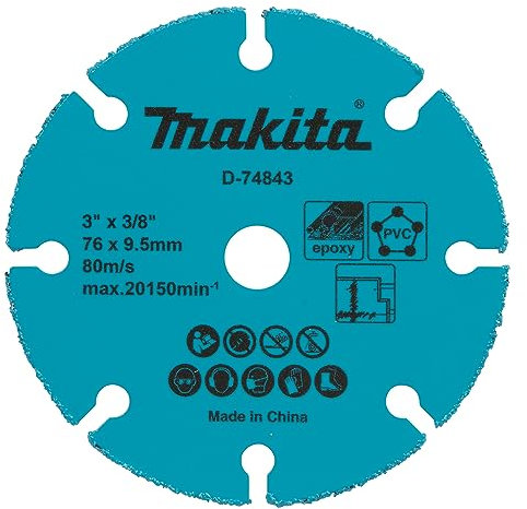 Disco diamantato carburo Ø76x10 mm per smerigliatrice compatta - MAKITA D-74837