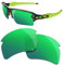 HiCycle2 Lentes de repuesto polarizadas de espejo para Oakley Flak 2.0 XL, Green, Adultos unisex