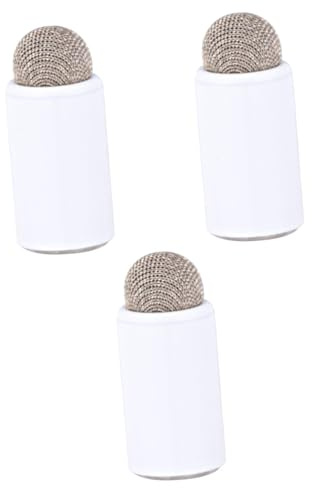 BESTonZON 3stücke Protective Stylus Pen Cap Mit Leitfähigem Stoffkopf Ersatzspitze Für Pencil Langlebige Und Präzise Touchscreen-nutzung Kompatibel Mit Ios-geräten Weiß
