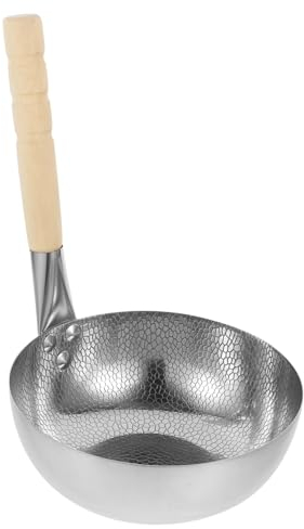 LIFKOME lattiera in acciaio inox pentola per bollire il latte pentola per zuppa pentola in metallo per latte di riso piccola pentola da cucina addensare pentola del latte casseruola