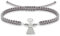 Miss Lovie Armband Kette Damen Teenager Mädchen Nickelfrei Hypoallergen 925 Sterling Geschenk zur Kommunion Konfirmation inkl. Geschenkverpackung (1x Armband Silber 925 Grau)