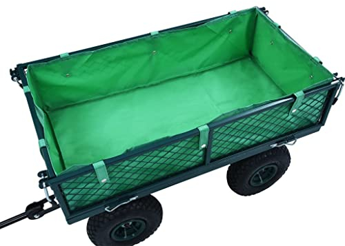 Garden Trolley Tarpaulin for Hand Trolley, Cargo Trailer, Waterproof for Handcart, Garden Trolley, Insert Handcart Accessories, Garden Trolley, Handcart Lining, Transport Trolley, 81 x 41 x 40 cm