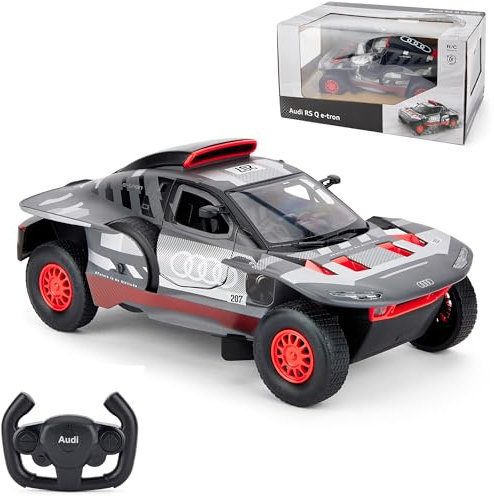 1:14 Maßstab Audi RS Q E2 RC Auto - Grau, Hochgeschwindigkeits-Rennspielzeug, Perfekt für Indoor- und Outdoor-Spaß