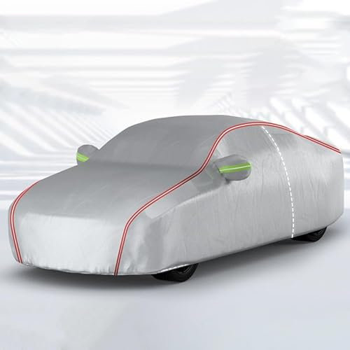 HAAFDT Autoabdeckung Wasserdicht, für Toyota Yaris Vollgarage Autoplane Outdoor Abdeckung Regen Schnee Sonne Staub Schutz Winddicht,B