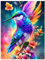 Daisen Art Diamant Painting Bilder Tiere - Diamond Painting Vögel, Diamond Painting Erwachsene für Geschenk und Zuhause Wanddekoration 30x40cm