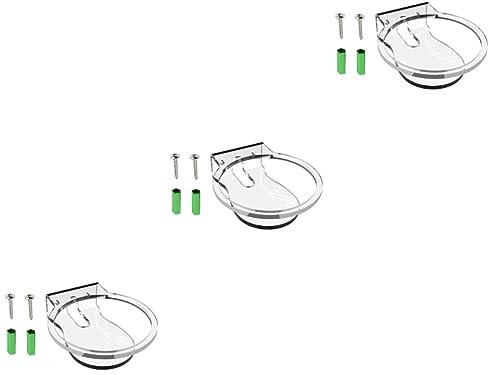 HOMSFOU 3stücke Wandhalterung Für Lautsprecher Transparente Halterung Geeignet Für Platzsparend Und Stylish Einfach Zu Montieren Aus Hochwertigem Gefertigt Für Und Tischmontage