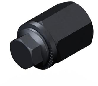 Polygonadapter 10,5x1 für Fahrradanhänger, robuste Konstruktion, sicherer Anschluss, ideal für für Qeridoo Fahrradanhänger-Modelle