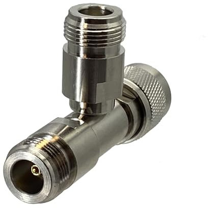 1 pc N prise mâle à deux N femelle Jack Triple T Edge RF adaptateur Coaxial connecteur 3 voies bornes de fil