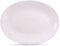 Best House | Oval Dinner Plates | Opalware | White | 14/35.5cm | Set of 4 PCS | Microwave, Oven, and Dishwasher Safe, Serving Dinner Plates Dinnerware Set