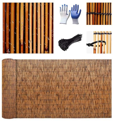 Clôture En Roseaux Cloture Canisse Bambou 1m80 Hauteur Brise Vue Jardin Exterieur Canisse Balcon Cache Vue Panneau Bois Exterieur Canisse En Roseaux Naturel Brande De Bruyere 1m50 Épaisse Pergola