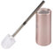 Nettoppo Stainless Steel Toilet Brush and Holder - Toilet Bowl Cleaner Brush Set for Bathroom Toilet (Rose Gold)