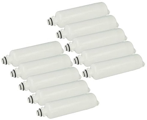 vhbw 10x Fridge Water Filter Compatible with Neff KA3923IE0G/01, KA3902I20/12, KA3902B20G/09, KA3923IE0/01, KA3902I20G/09 Refrigerator