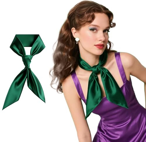 Fairycos Halstücher Seidentuch für Damen Halstuch 72cm x 72cm
