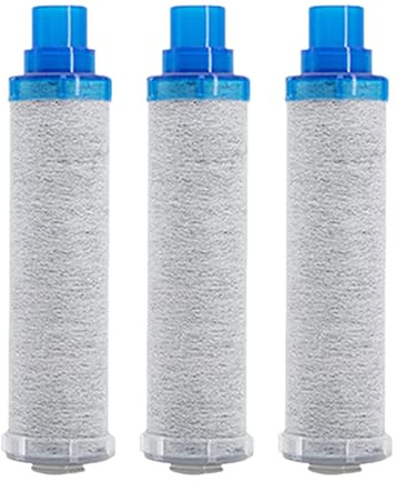 Hobngmuc Cartouche De Filtre À Eau De Remplacement,3 Pièces Filtration D Évier 11.6x2.8 cm | Filtre Adoucisseur d'Eau | Pour Maison Cuisine Salle De Bain Évier Douche Camping Car Réfrigérateur Robinet