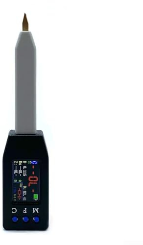 Compteur LCR Smart Bridge Clip pour test SMD ESR – Mesure L C R D Q avec précision de 0,5 %, vitesse de test 2 x /s, écran couleur 1,14, portée automatique, batterie 300 mAh