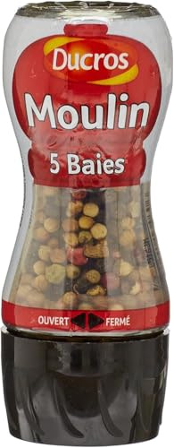 Ducros Moulin Poivre à 5 Baies 24 g - Lot de 3