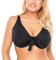 VIVISENCE Bikini Oberteil Damen Bademode Bikini BH Starker Halt 3202, Schwarz,90D