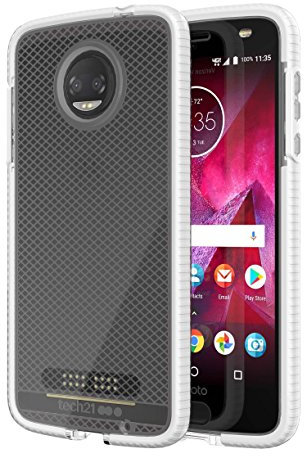 Tech 21 Evo Check für Moto Z2 Force transparent/weiß