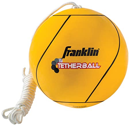 Franklin Sports Uni, Teenager 8.5 Rubber Tetherball 21,6 cm Langer Gummi-Ball, gelb