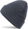 HatStar Wintermütze | Damen Beanie Mütze | Herren Feinstrick Beanie | für Frauen Männer Unisex | Cuffed Hats Weich & Warm (Graphite Grey)