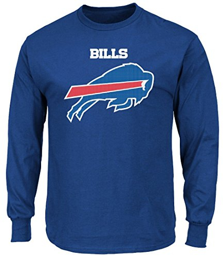Majestic NFL Football Shirt Buffalo Bills Langarm Critical Victory Long Sleeve (S)