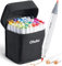 Ohuhu Marker Stifte Set, 48 Farbige Manga Marker Doppelspitze (Pinsel & feine Spitze) Marker Stifte für Künstler-Kunstmarker für die Kolorierung Illustration von Erwachsenen für Weihnachten