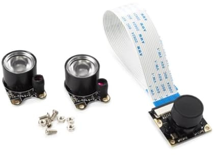 Whadda Kameramodul für Raspberry Pi, Nachtsicht mit IR-LEDs, breites 130° Blickfeld