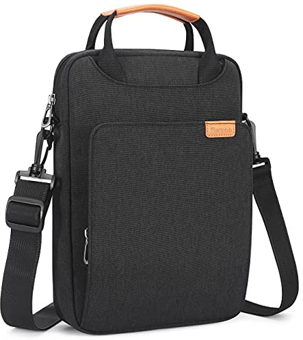 NIDOO Borsa a tracolla per iPad 9th / 10.5 11 iPad Pro / 10.5 11 iPad Air, Laptop Sleeve Messenger Bag per 10 Surface Go 3/10 Tab P11 Pro, 10-11 Tablet Carry Case