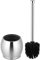 MaxDoux Klobürste, Toilettenbürste Edelstahl WC Bürste Klobürste Schwarz Klobürstenhalter Toilettenbürstenhalter Ohne Bohren Toilet Brush für Bäder und Toiletten, Inkl. Ersatzbürste