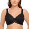Ayigedu Women's Underwire Bra Non-Padded Floral Lace Plus Size Full Coverage Minimizer 34-G