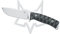 Fox Knives Couteau de chasse avec manche en toile noire Micarta FX-131 MBSW