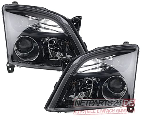 Johns, Scheinwerfer Satz passend für Opel Vectra Scheinwerf. Set C 2002-2005 schw. H7/H7 klarglas li re